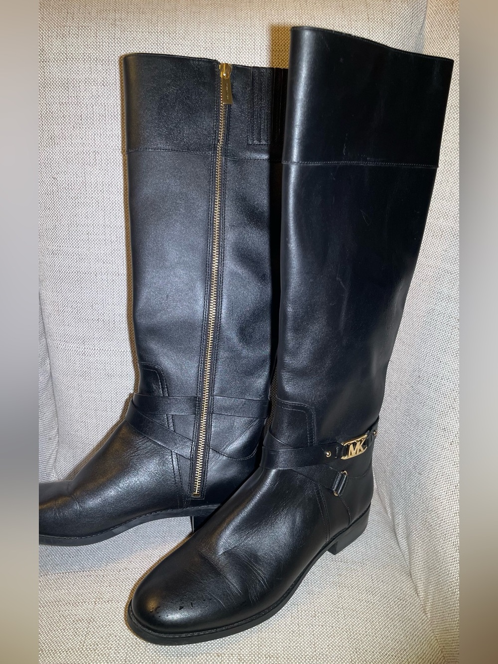 Michael Kors women’s Leather Riding Boots size 10
